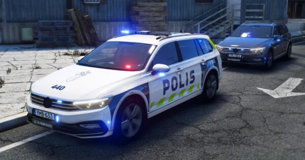 Finnish Police 440 and unmarked version vehicles for GTA V