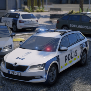 Finnish Police 242 & 241, Military Police, Unmarked vehicles for GTA V