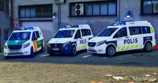 Finnish Police 206 & 423 and Border Guard 6494 for GTA V