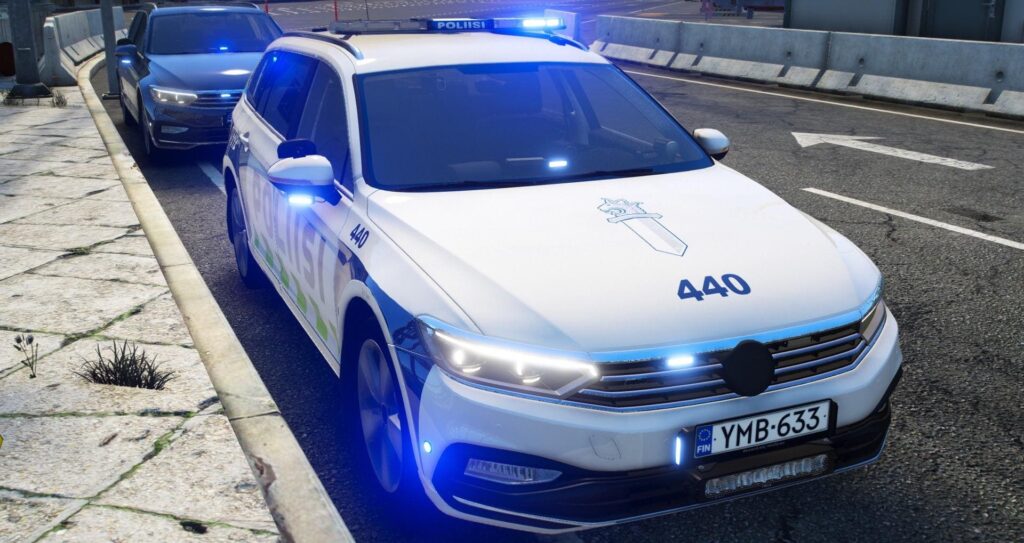 GTA V Finnish Police 440 and unmarked version vehicles