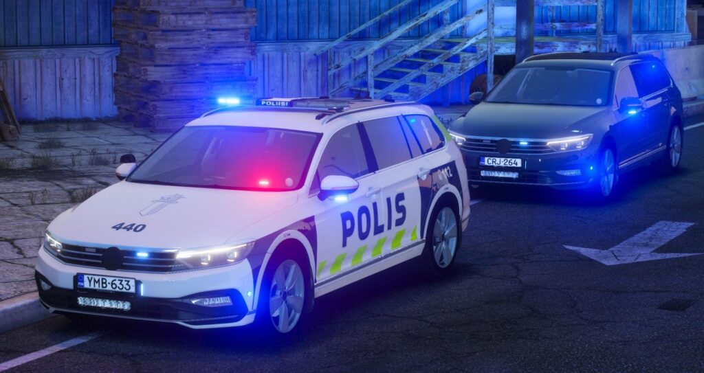 GTA V Finnish Police 440 and unmarked version vehicles