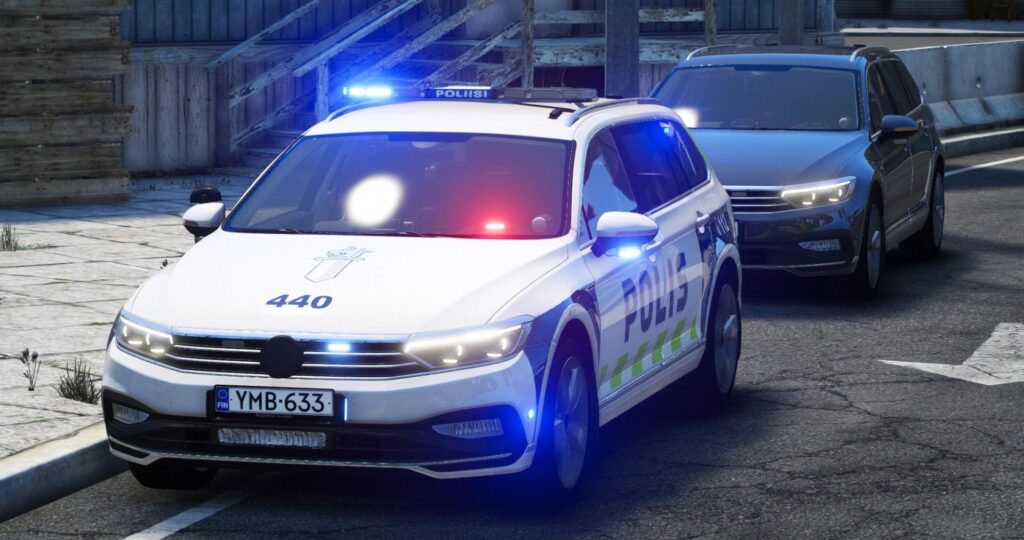 GTA V Finnish Police 440 and unmarked version vehicles