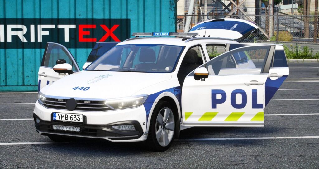GTA V Finnish Police 440 and unmarked version vehicles