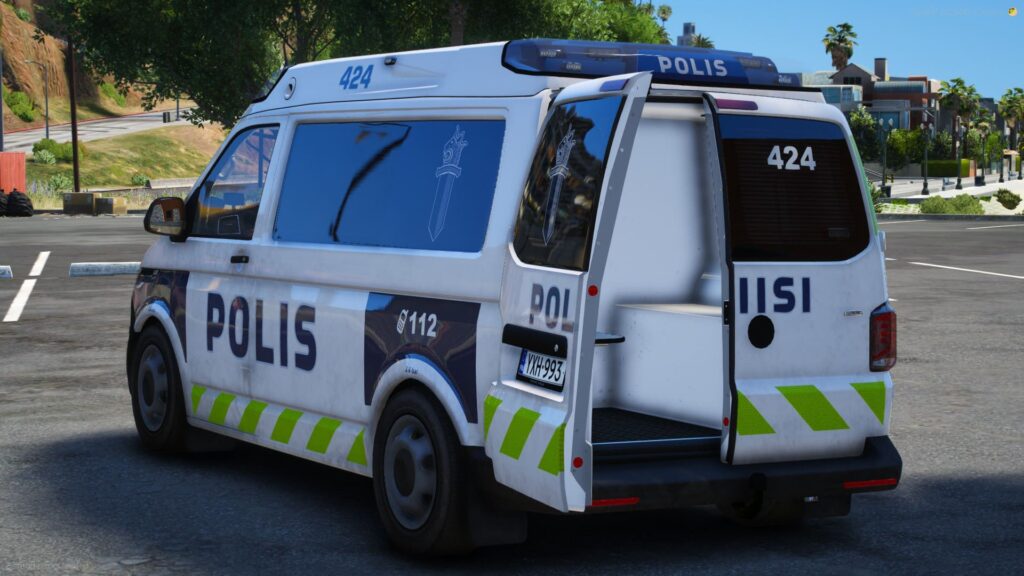 GTA V Finnish Police 100, 103, 109, 424, 774, 024, Customs 2066, Unmarked - vehicles (V2)