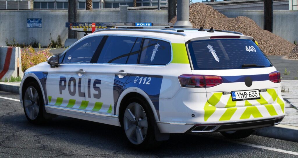 GTA V Finnish Police 440 and unmarked version vehicles