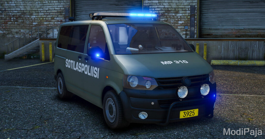 GTA V Finnish Police 108, Customs 241, Military Police vehicles