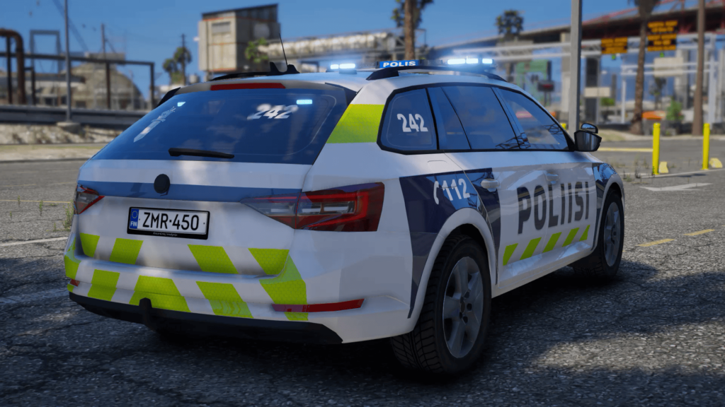 GTA V Finnish Police 242 & 241, Military Police, Unmarked vehicles