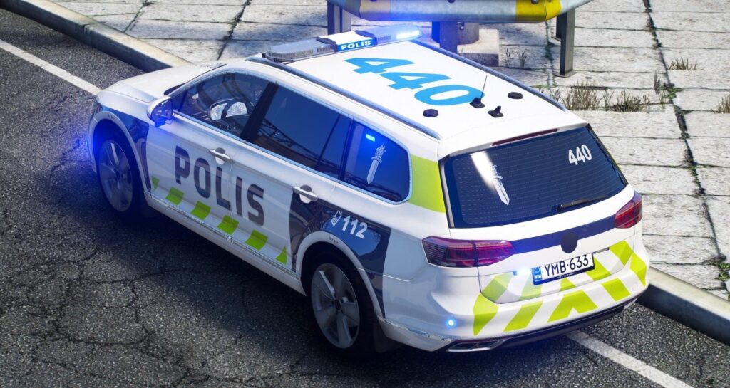 GTA V Finnish Police 440 and unmarked version vehicles