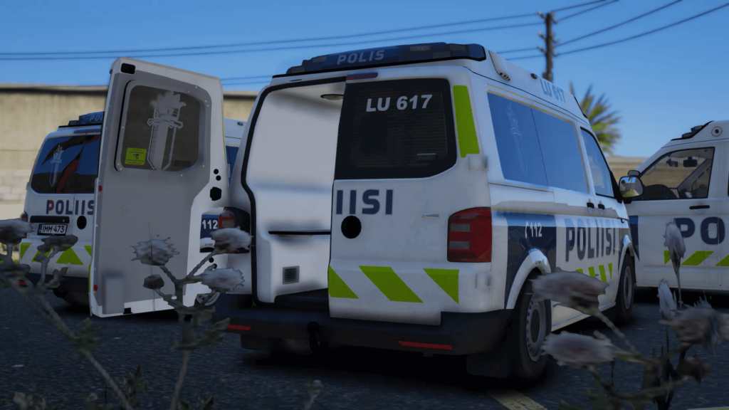 GTA V Finnish Police 106, 617 & 702 etc. vehicles