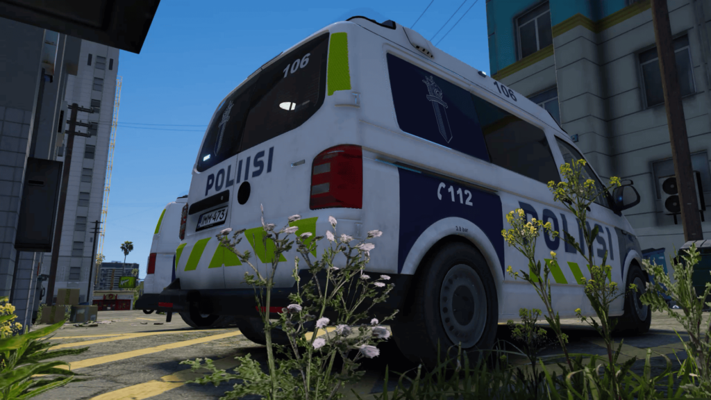 GTA V Finnish Police 106, 617 & 702 etc. vehicles