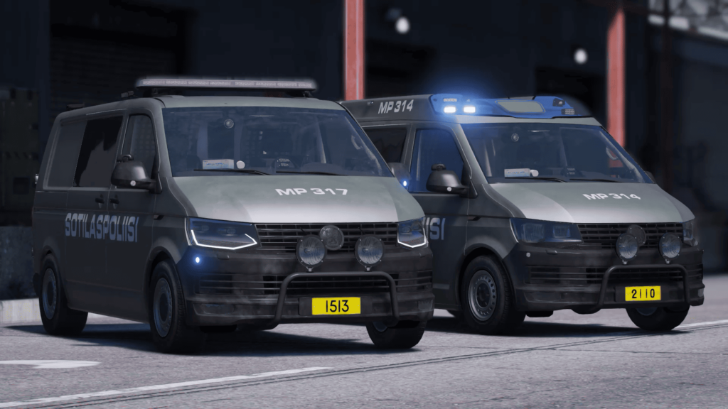 GTA V Finnish Police 106, 617 & 702 etc. vehicles