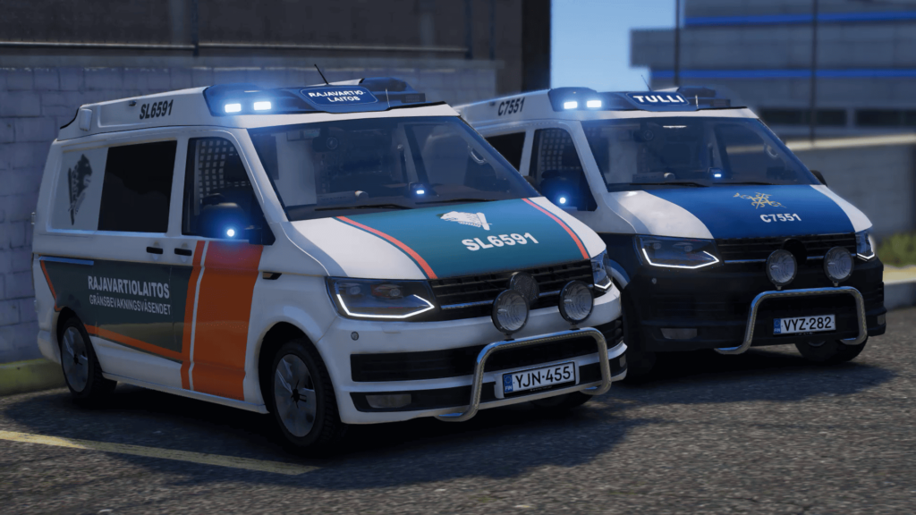 GTA V Finnish Police 106, 617 & 702 etc. vehicles