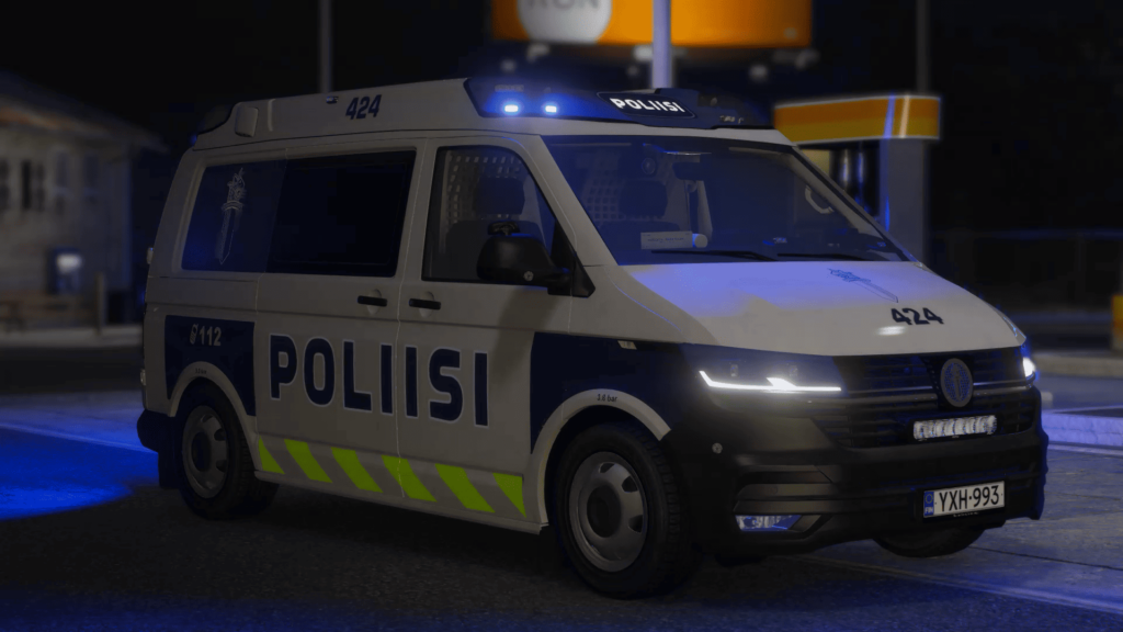 GTA V Finnish Police 100, 103, 109, 424, 774, 024, Customs 2066, Unmarked - vehicles (V2)