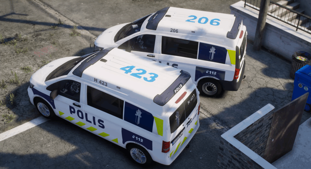 GTA V Finnish Police 206 & 423 and Border Guard 6494 vehicles