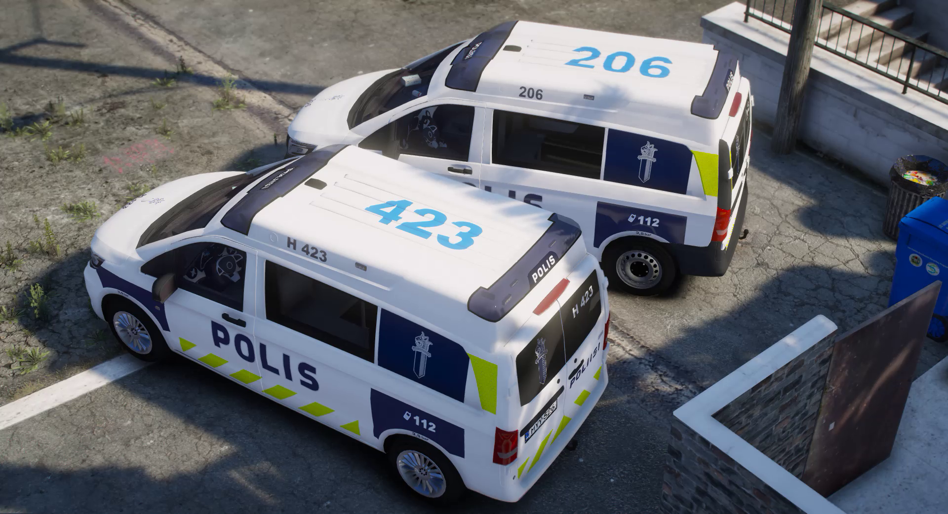 GTA V Finnish Police 206 & 423 and Border Guard 6494 vehicles - Image 6