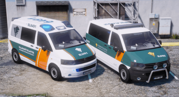 GTA V Finnish Police 108, Customs 241, Military Police vehicles - Image 3