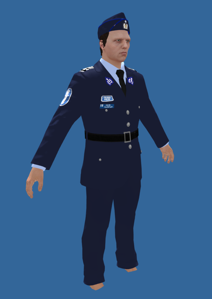 Finnish Police dress uniform for GTA V MP Server