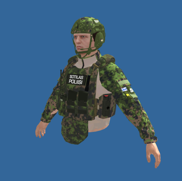 Finnish Military Police combat uniform for GTA V MP Server