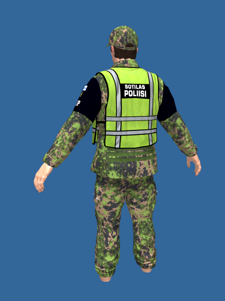 Finnish Military Police field uniform for GTA V MP Server