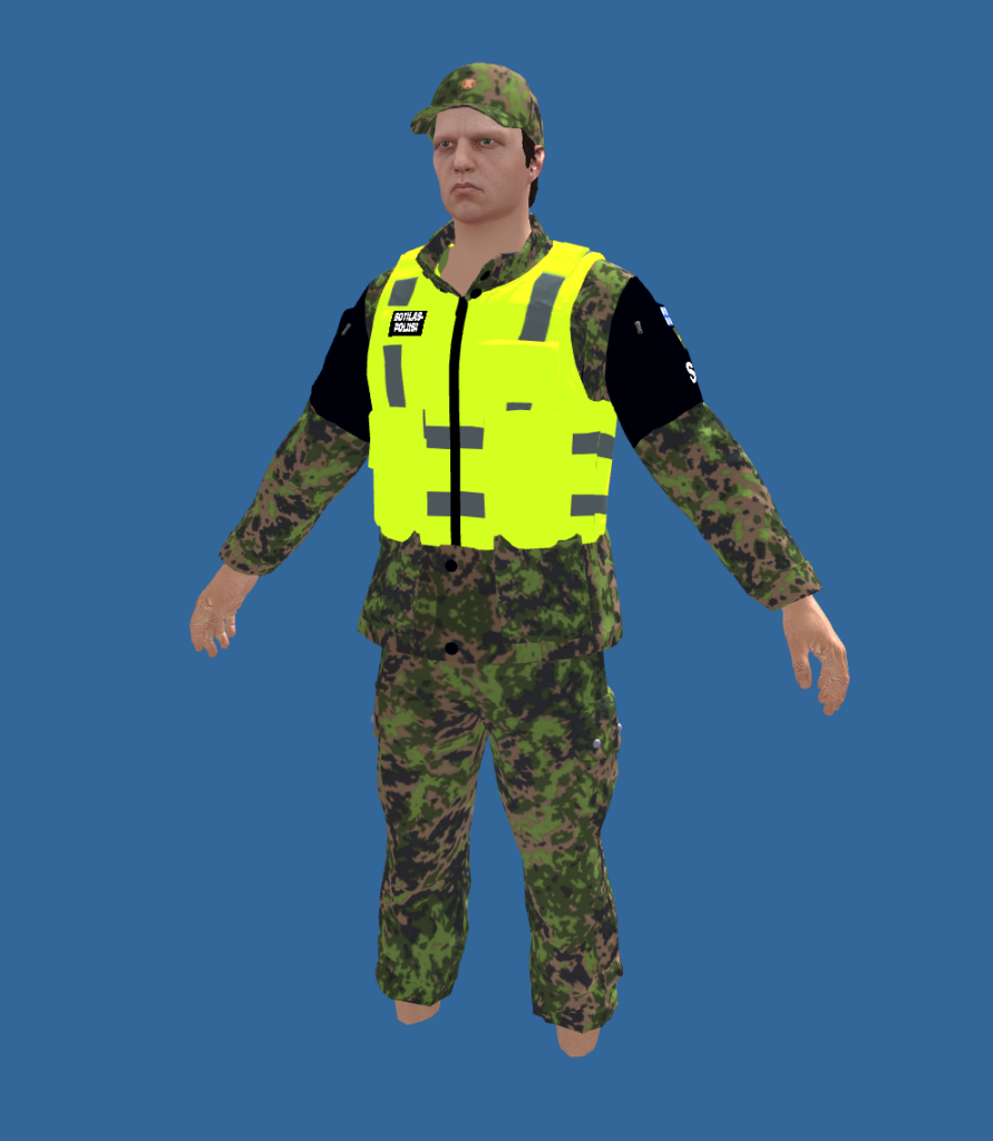 Finnish Military Police field uniform for GTA V MP Server