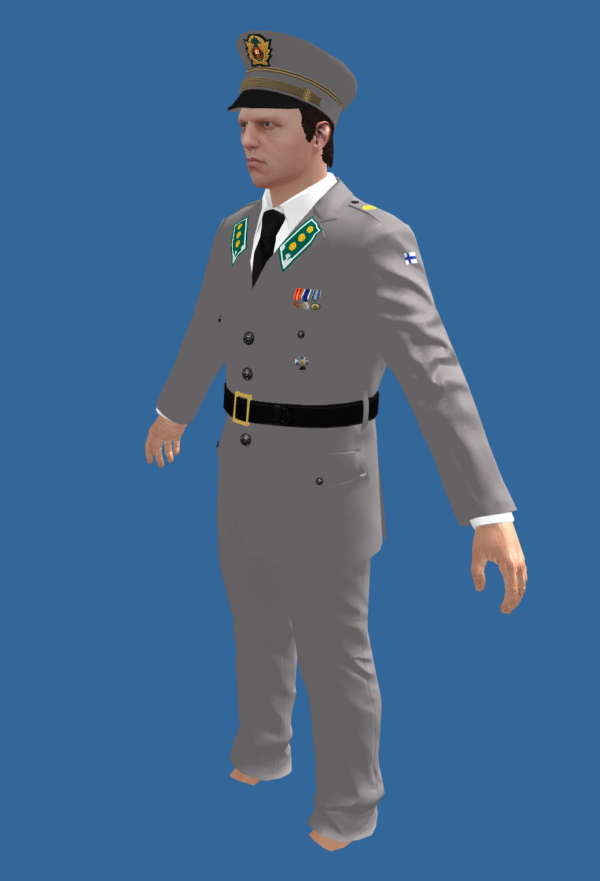 Finnish Defence Forces dress uniform for GTA V MP Server