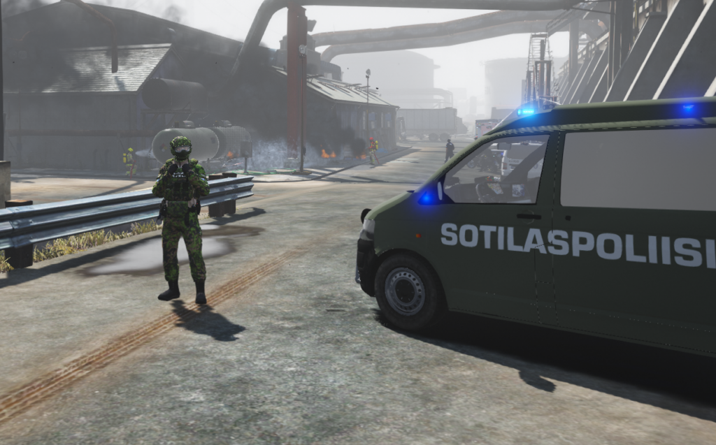 Finnish Military Police field+combat uniform package for GTA V MP Server