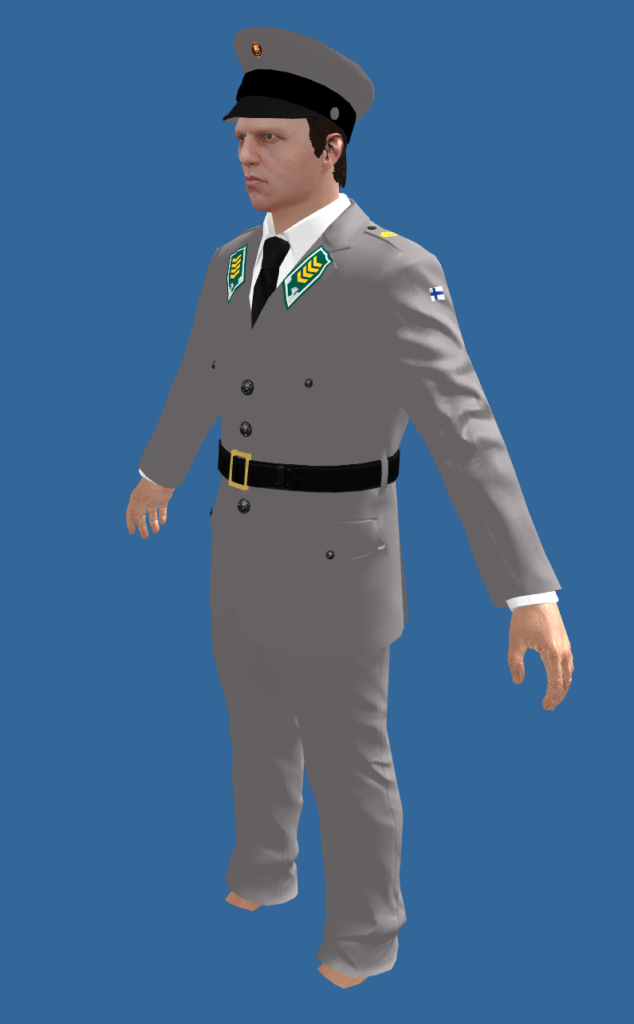 Finnish Defence Forces dress uniform for GTA V MP Server