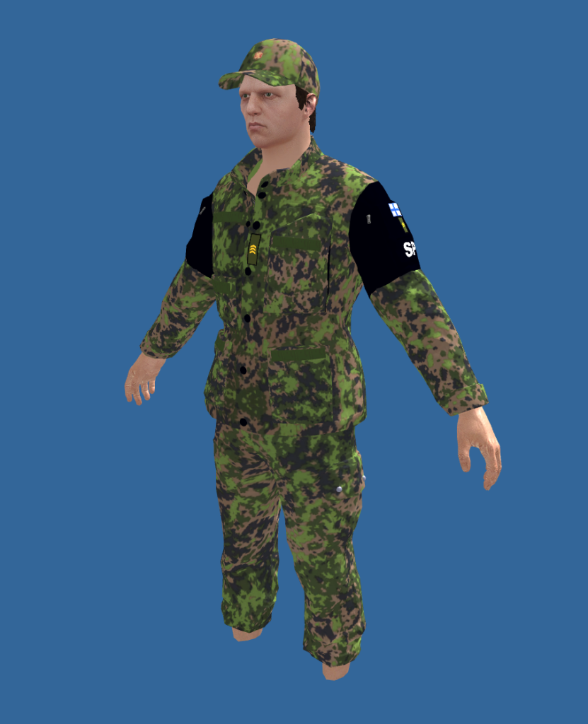 Finnish Military Police field uniform for GTA V MP Server