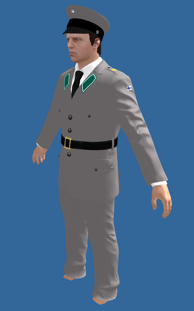 Finnish Defence Forces dress uniform for GTA V MP Server