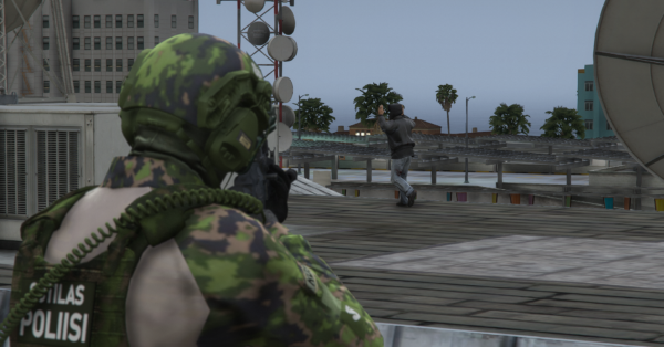 Finnish Military Police field+combat uniform package for GTA V MP Server