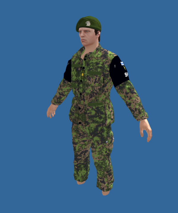 Finnish Military Police field uniform for GTA V MP Server