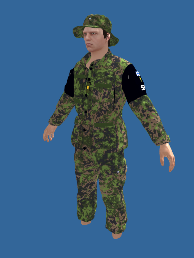 Finnish Military Police field uniform for GTA V MP Server