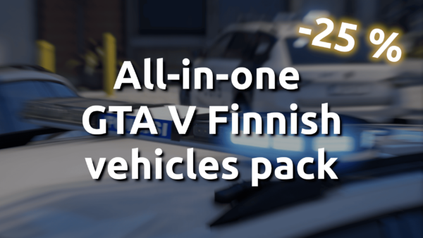 All-in-one GTA V Finnish vehicles pack