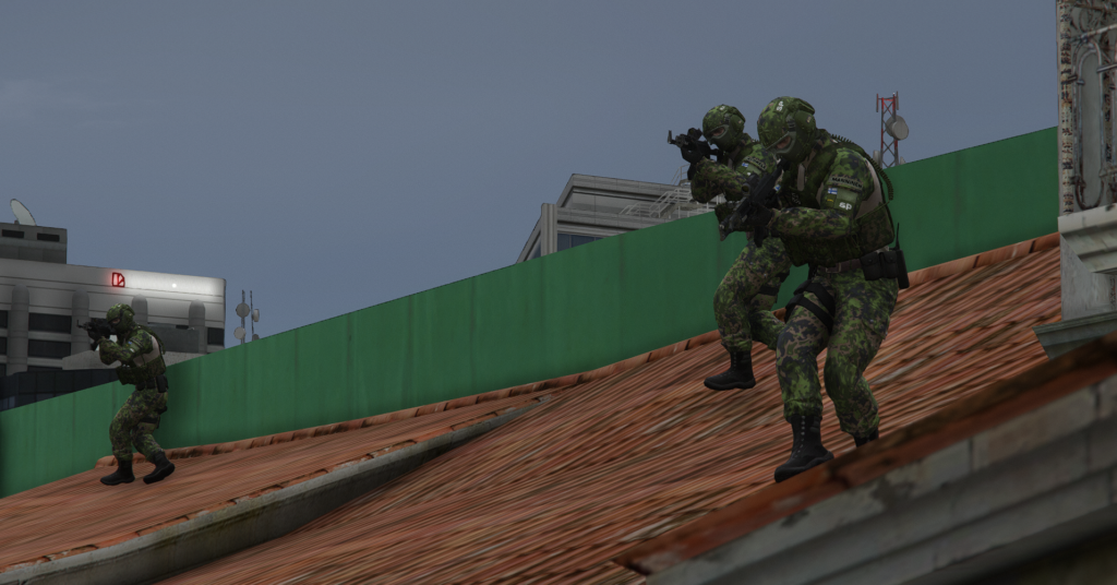 Finnish Military Police field+combat uniform package for GTA V MP Server