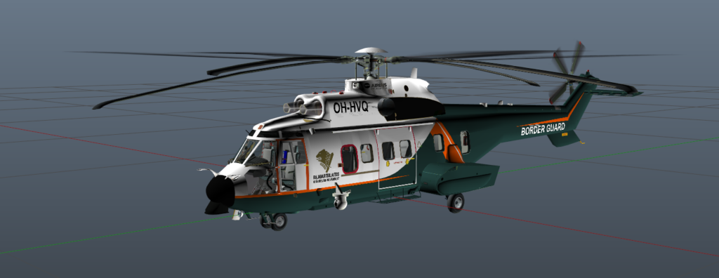 Finnish Border Guard Eurocopter AS332 Super Puma OH-HVQ for GTA MP