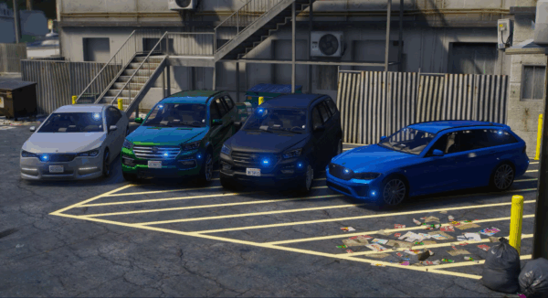 GTA V Unmarked Lore-friendly Police Car Pack - Image 1