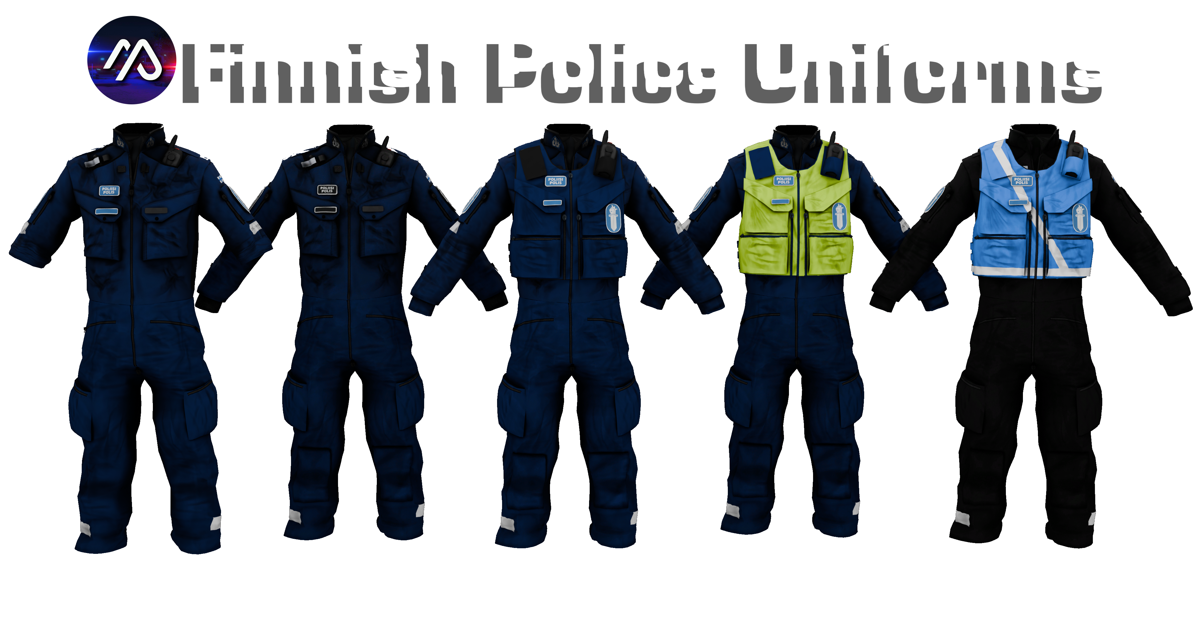 Finnish Police Uniforms for FiveM