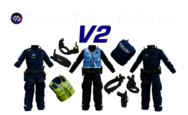Finnish Police Uniforms V2 for FiveM