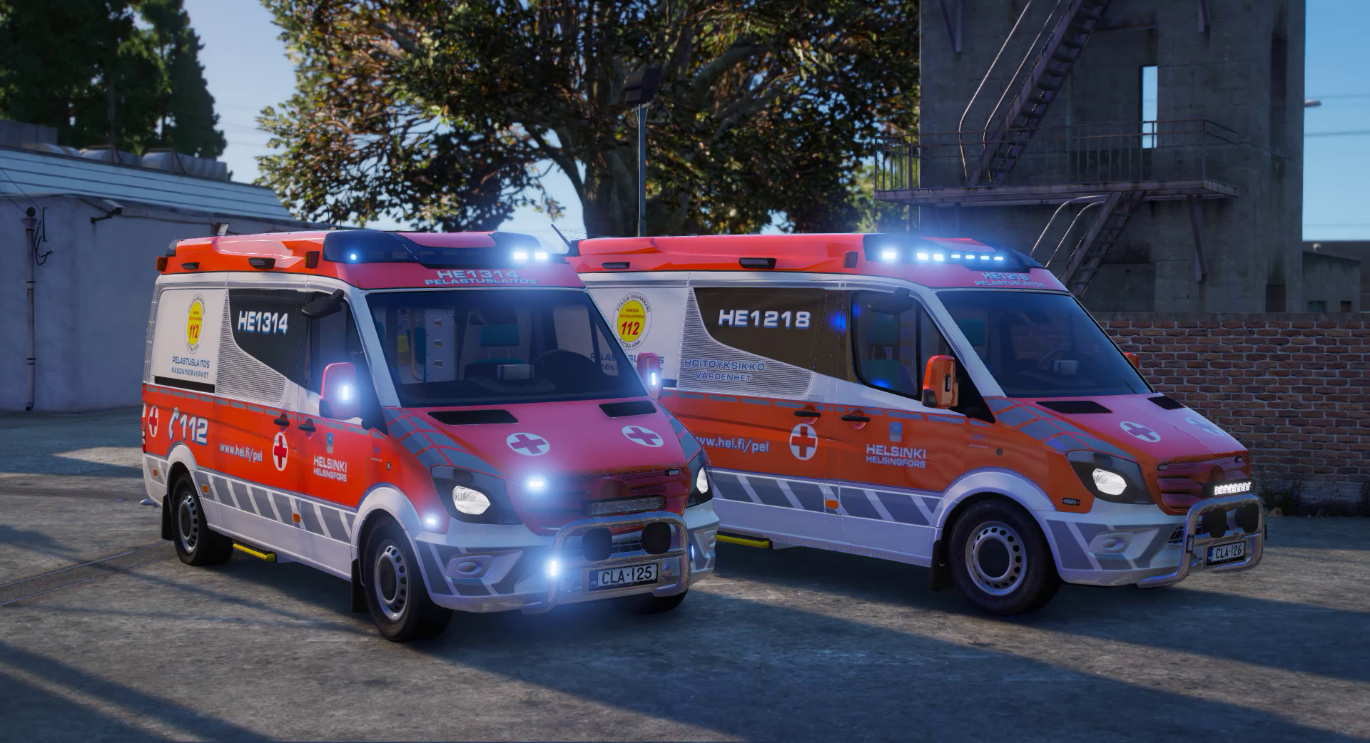 GTA V Finnish Ambulances 1 | [BASE PACK] - Helsinki - Image 29
