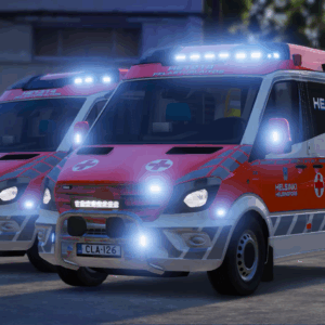 GTA V Finnish Ambulances 1 | [BASE PACK] - Helsinki