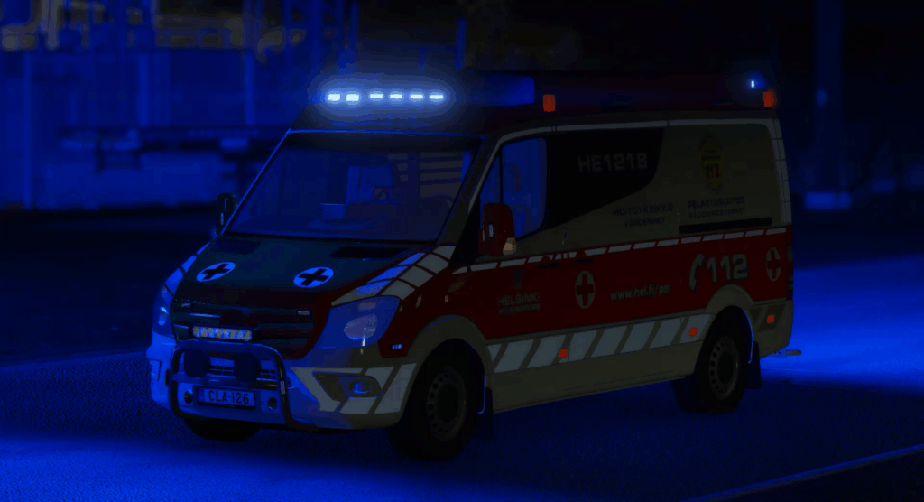 GTA V Finnish Ambulances 1 | [BASE PACK] - Helsinki