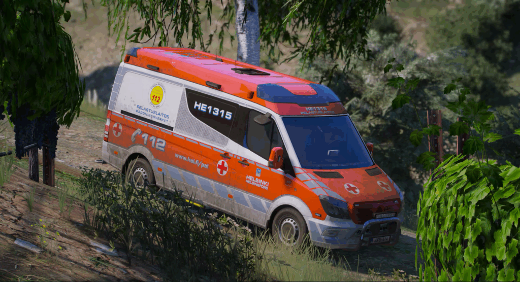 GTA V Finnish Ambulances 1 | [BASE PACK] - Helsinki