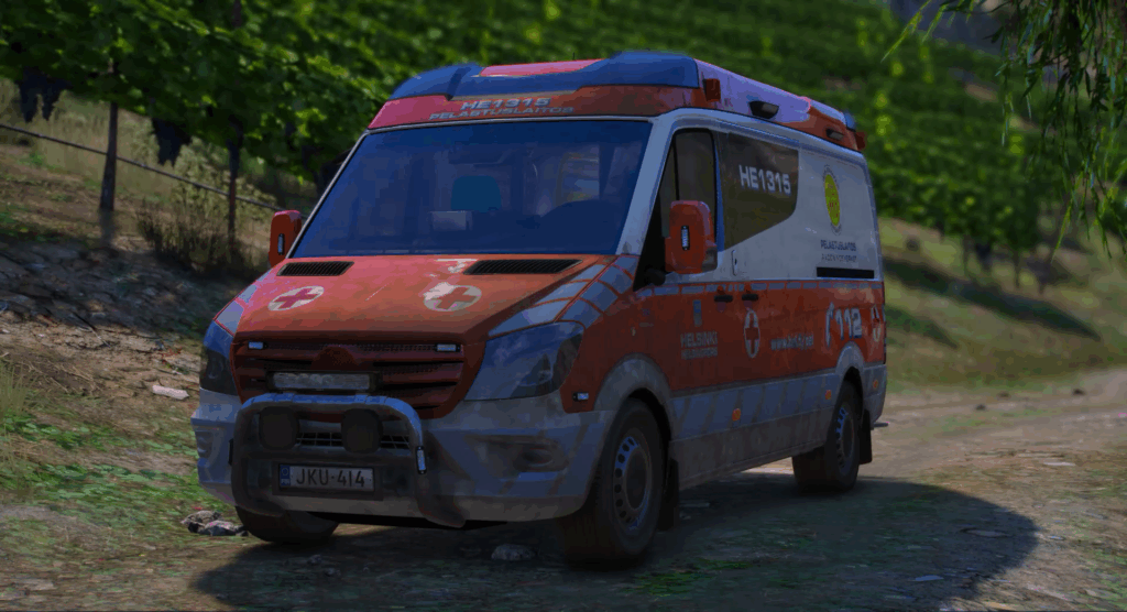 GTA V Finnish Ambulances 1 | [BASE PACK] - Helsinki