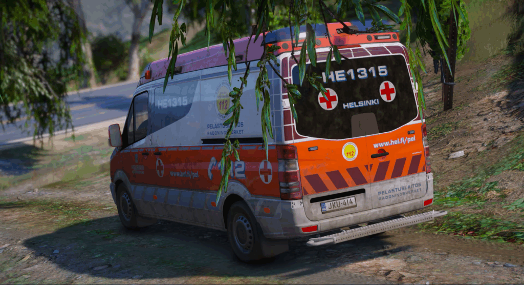 GTA V Finnish Ambulances 1 | [BASE PACK] - Helsinki