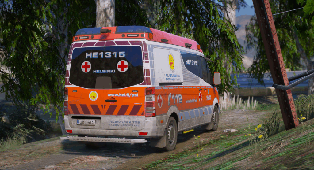 GTA V Finnish Ambulances 1 | [BASE PACK] - Helsinki