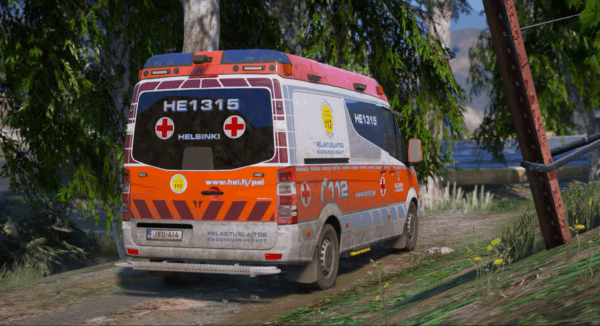 GTA V Finnish Ambulances 1 | [BASE PACK] - Helsinki - Image 14