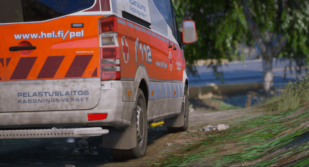 GTA V Finnish Ambulances 1 | [BASE PACK] - Helsinki