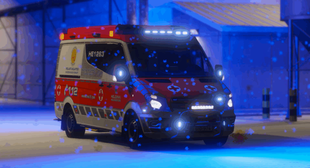 GTA V Finnish Ambulances 1 | [BASE PACK] - Helsinki