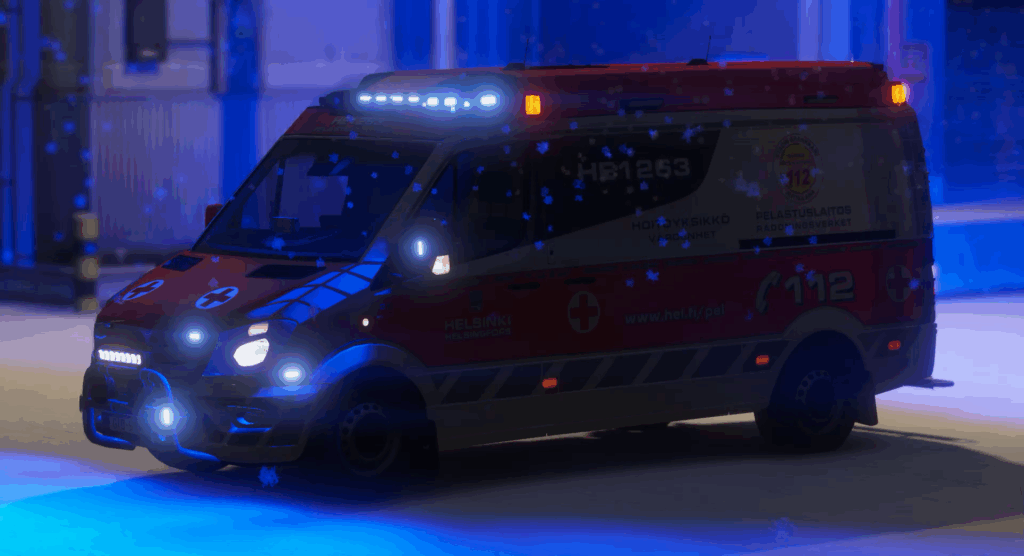 GTA V Finnish Ambulances 1 | [BASE PACK] - Helsinki