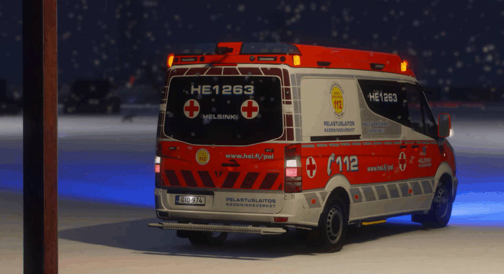 GTA V Finnish Ambulances 1 | [BASE PACK] - Helsinki